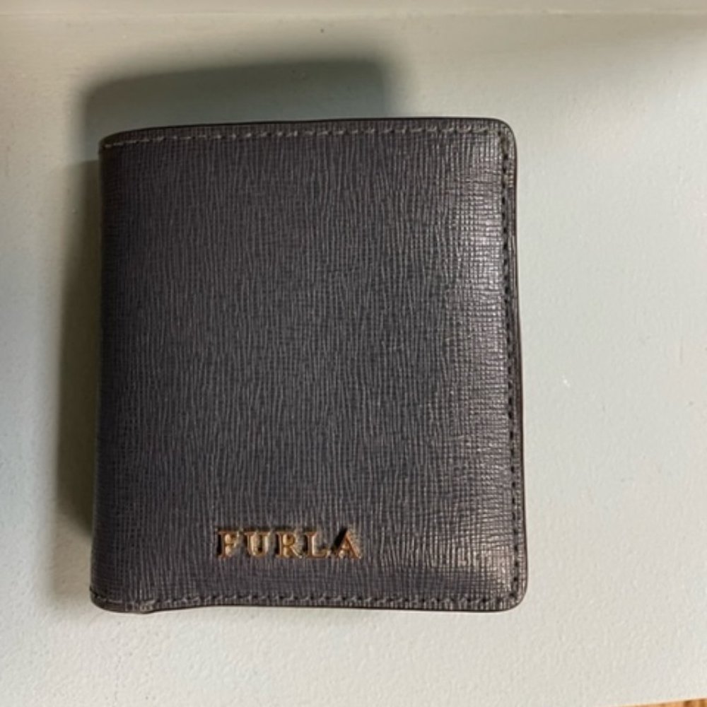 FURLA BABYLON Compact Wallet Grey